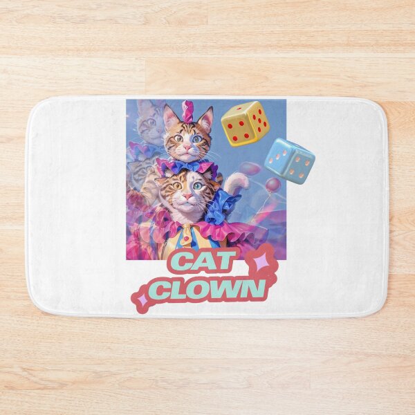 Item preview, Cat Clown,Cat Joker,Cat Miaw Lover designed and sold by Lychee Design.