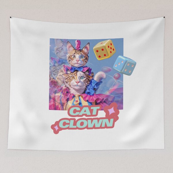 Item preview, Cat Clown,Cat Joker,Cat Miaw Lover designed and sold by Lychee Design.