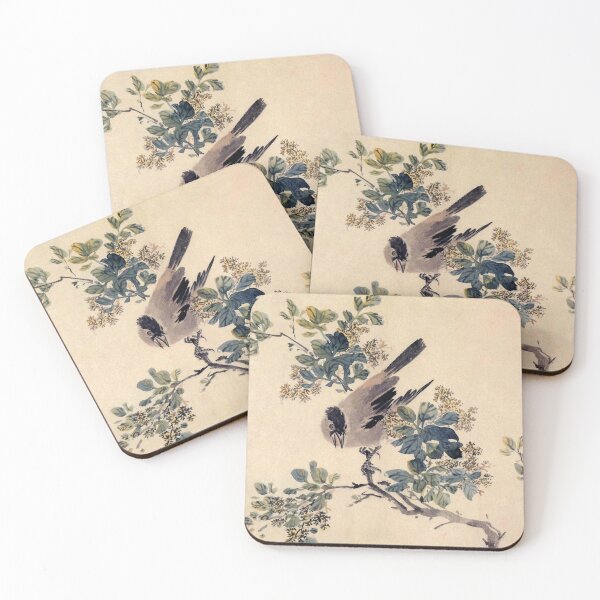 Item preview, Korean Painting Minhwa Flowers and Birds  designed and sold by tangerinemars.