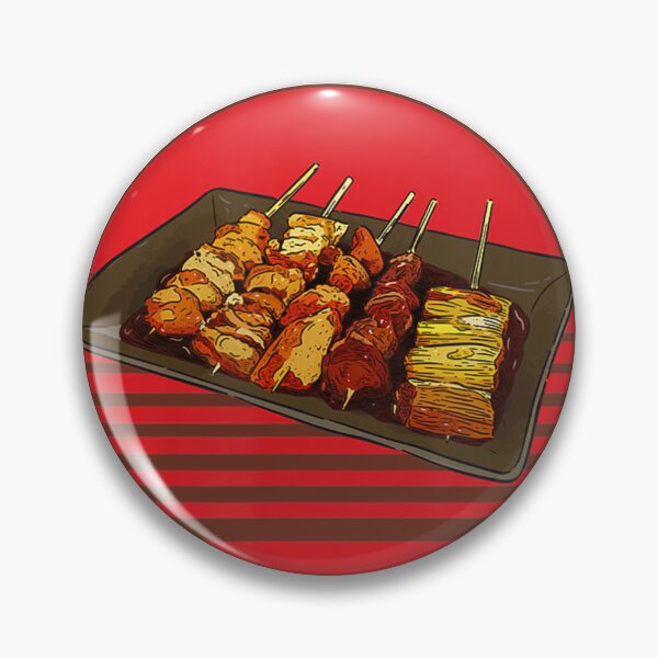 Item preview, Funny Yakitori Chicken Saying Skewers Japanese BBQ 		 designed and sold by rennislimyaz.