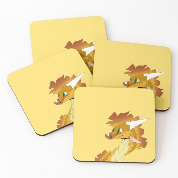 Item preview, Sunny Headshot Wings of Fire SandWing Sticker designed and sold by LucyLemonn.