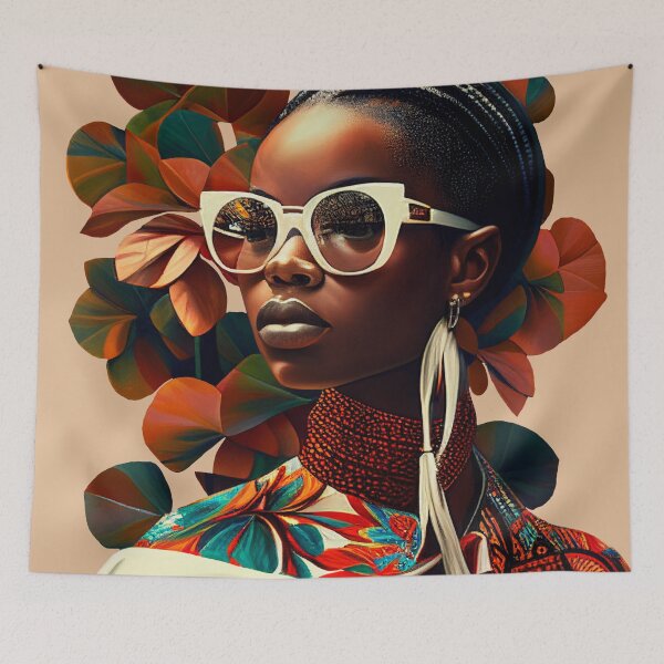 Item preview, Black African Woman designed and sold by AfroMosaic.