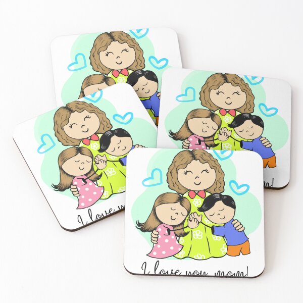 Item preview, I love you, mom! designed and sold by Aquarelastudio.