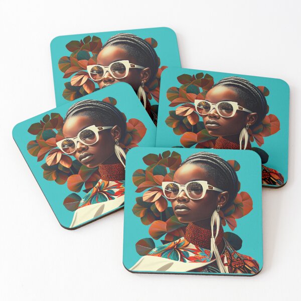 Item preview, Black African Woman designed and sold by AfroMosaic.
