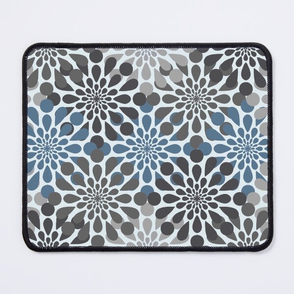Item preview, Blue and Gray Flower Pattern designed and sold by katiemarie2013.
