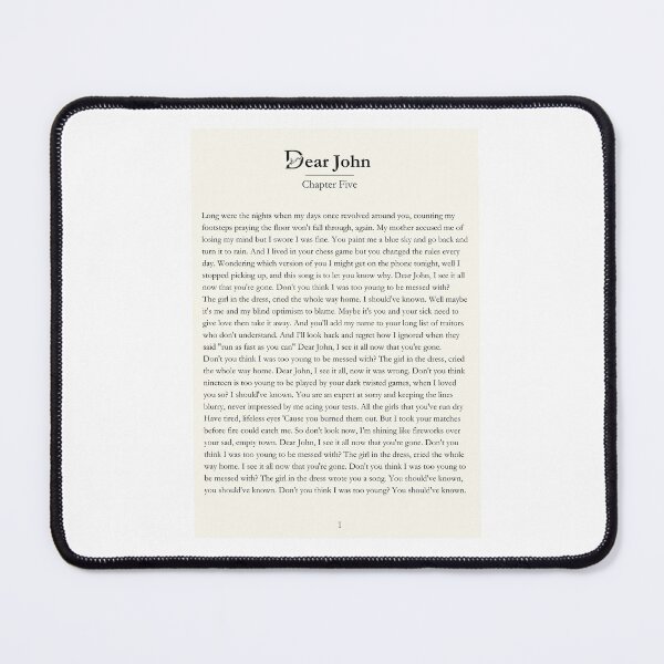 Item preview, Dear John - Taylor Swift Speak Now designed and sold by bombalurina.