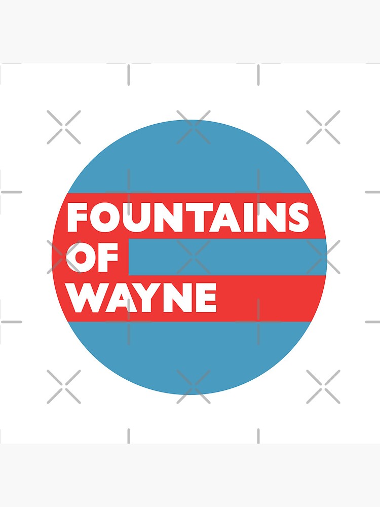 Fountains of Wayne Red & White | Pin