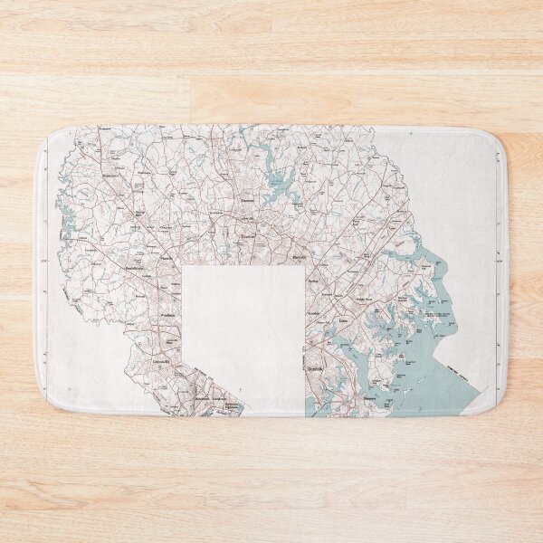 Item preview, Vintage Baltimore County Map (1980) designed and sold by BravuraMedia.