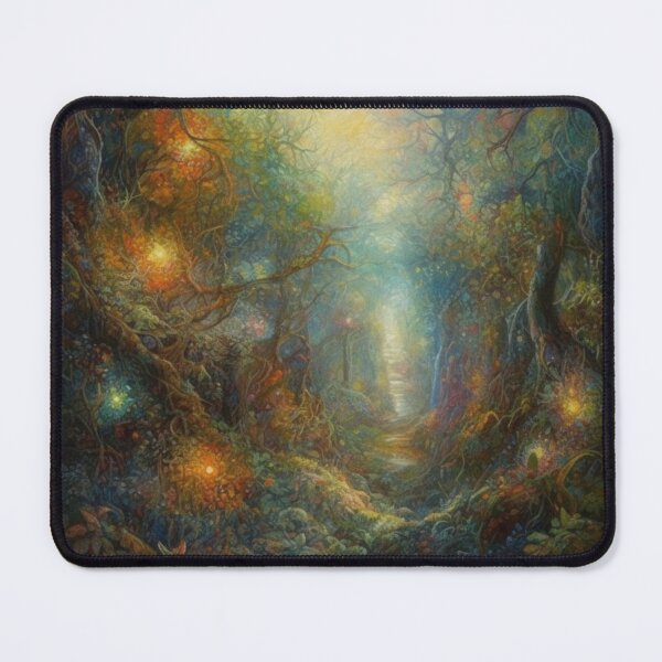 Item preview, Strange Fantasy Mythical Unique Abstract Art Magic Forest Original Artwork designed and sold by MPCFICTION.