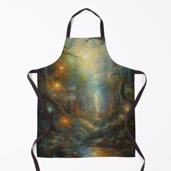 Item preview, Strange Fantasy Mythical Unique Abstract Art Magic Forest Original Artwork designed and sold by MPCFICTION.
