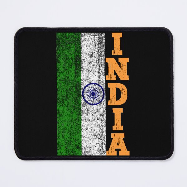 Item preview, Indian Pride | Rugged Distressed Vintage India Flag - Black designed and sold by PearlMoonGrapes.