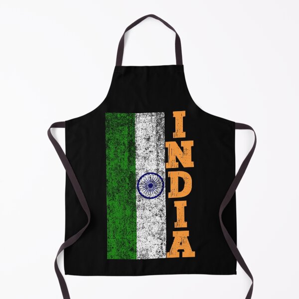 Item preview, Indian Pride | Rugged Distressed Vintage India Flag - Black designed and sold by PearlMoonGrapes.