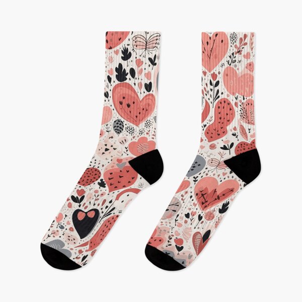 Item preview, White, pink and red pattern with black shades designed and sold by Maycon Arts.