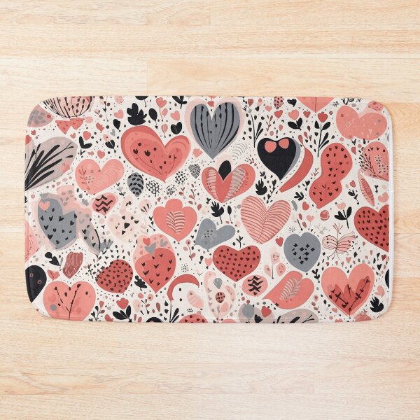 Item preview, White, pink and red pattern with black shades designed and sold by Maycon Arts.