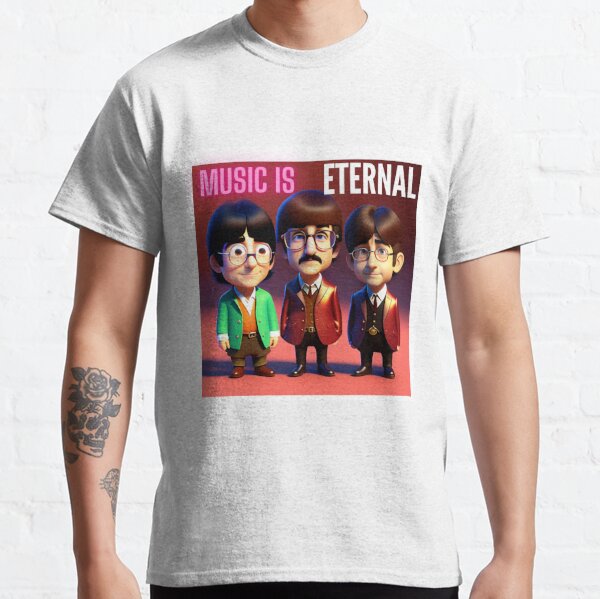 Beatles cartoon t outlet shirt