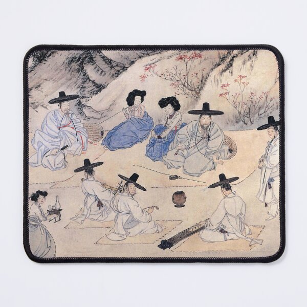 Item preview, Korean Painting Minhwa Enjoy the Spring Scenery designed and sold by tangerinemars.
