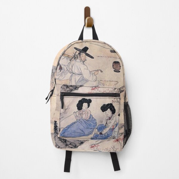 Item preview, Korean Painting Minhwa Enjoy the Spring Scenery designed and sold by tangerinemars.