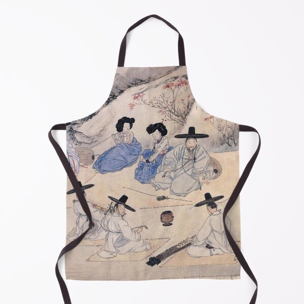 Item preview, Korean Painting Minhwa Enjoy the Spring Scenery designed and sold by tangerinemars.