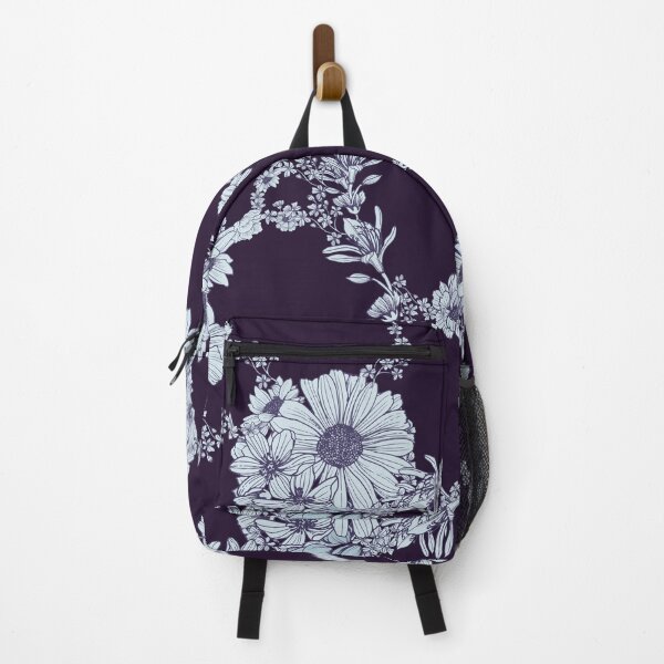 Item preview, Floral circle dark blue designed and sold by shamiss.