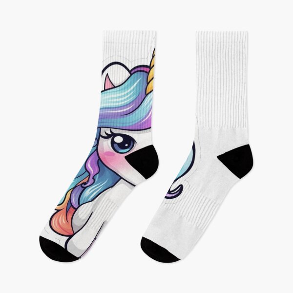 Item preview, Cute cartoon unicorn designed and sold by Stickermagician.
