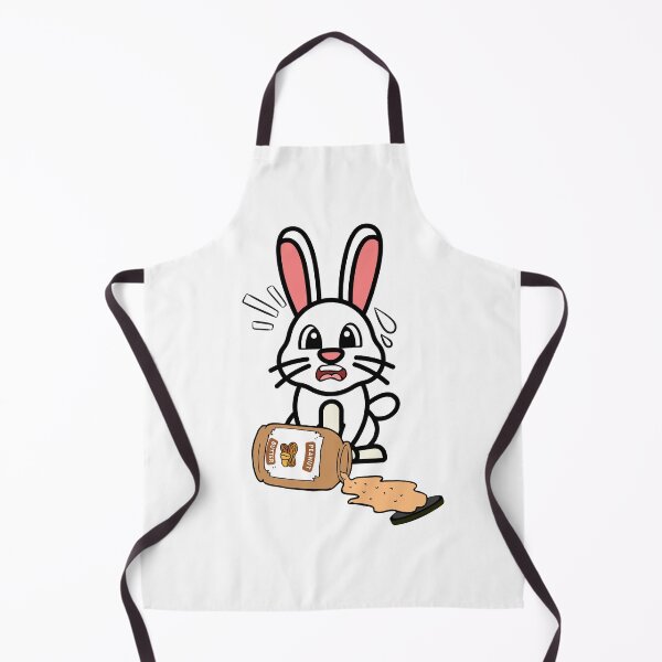 Item preview, Cute Furry Bunny spilled a jar of peanut butter designed and sold by Pet Station.