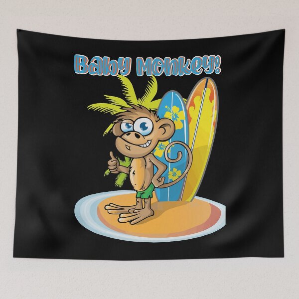 Item preview, BABY MONKEY - A great graphical design - simply perfect for the summer days on the beach.. designed and sold by mcdonnellshila.