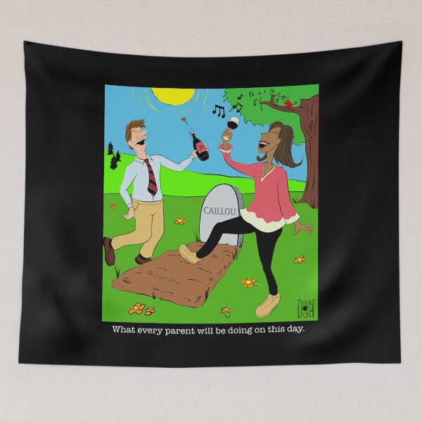 Item preview, Caillou Death Party designed and sold by mcdonnellshila.
