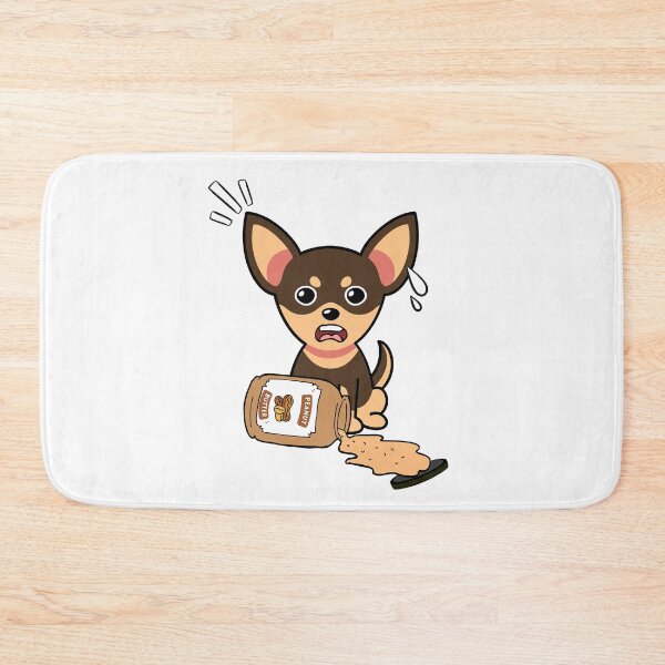 Item preview, Cute Small Dog spilled a jar of peanut butter designed and sold by Pet Station.