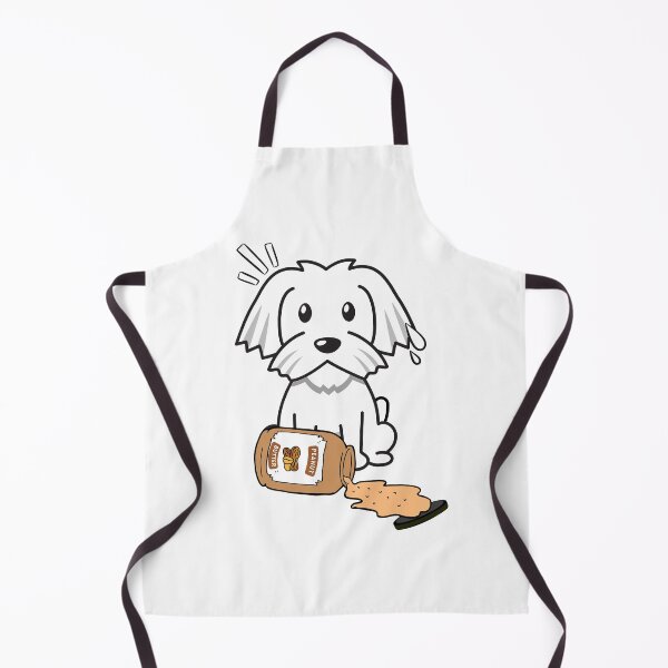 Item preview, Cute white Dog spilled a jar of peanut butter designed and sold by Pet Station.