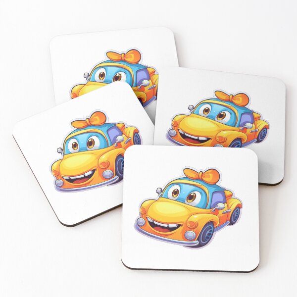 Item preview, Cute cartoon car designed and sold by Stickermagician.
