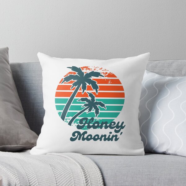 Item preview, Honey Moonin Matching Couple Just Married Tropical Honeymoon designed and sold by TeesForNerds.