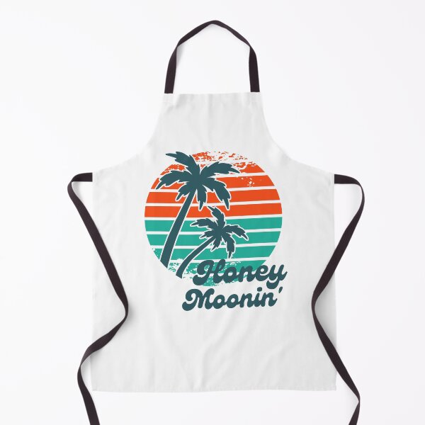 Item preview, Honey Moonin Matching Couple Just Married Tropical Honeymoon designed and sold by TeesForNerds.