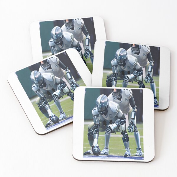 Item preview, Design Your Cyborg Team with Our Custom American Football Image designed and sold by ShoppingKazkar.