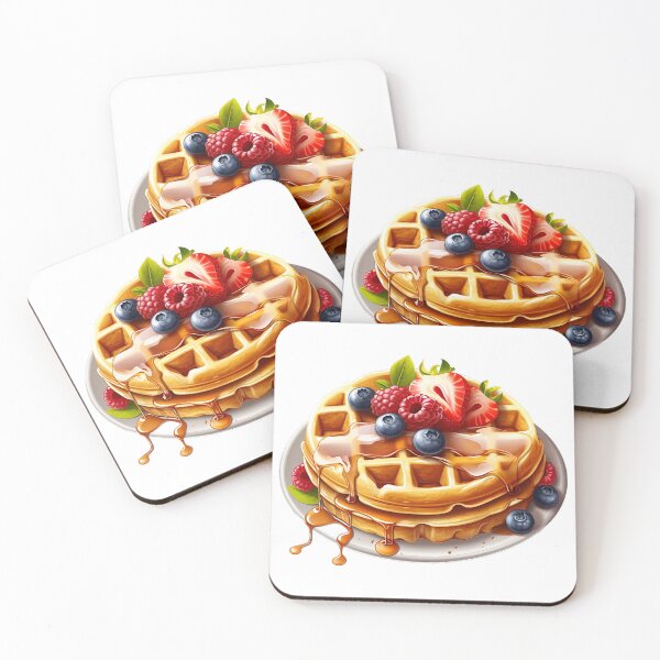Item preview, Waffle and berries designed and sold by Quirkyaesthetics.