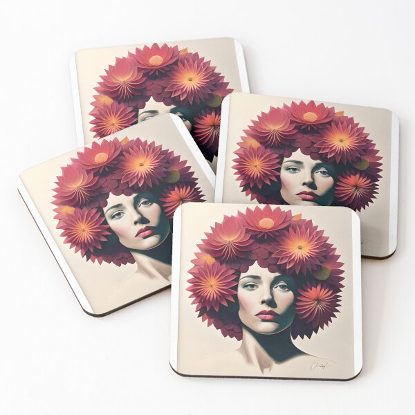 Item preview, Flower head designed and sold by NaghsheNika.