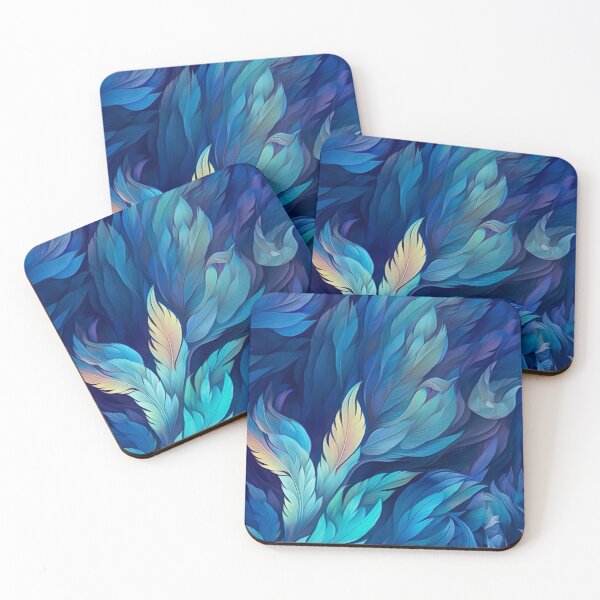 Item preview, Unique beautiful blue feathers pattern. designed and sold by Jorge Tavares.