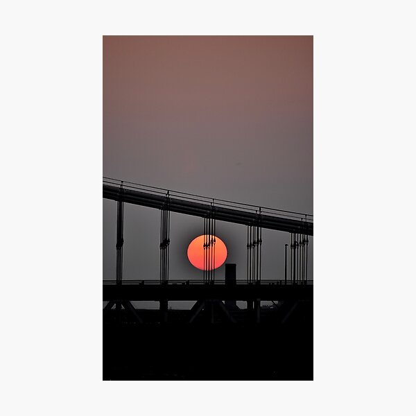 Manhattan Bridge Sunrise Photographic Print