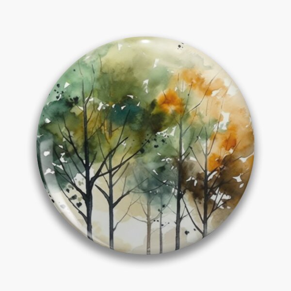 Item preview, Watercolor trees designed and sold by PaperieJennifer.