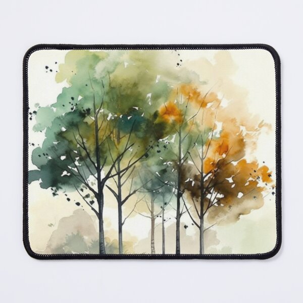 Item preview, Watercolor trees designed and sold by PaperieJennifer.