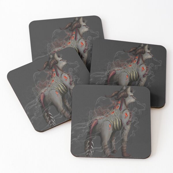 Item preview, Chaos God Cats - Malal designed and sold by StaticKlingShop.