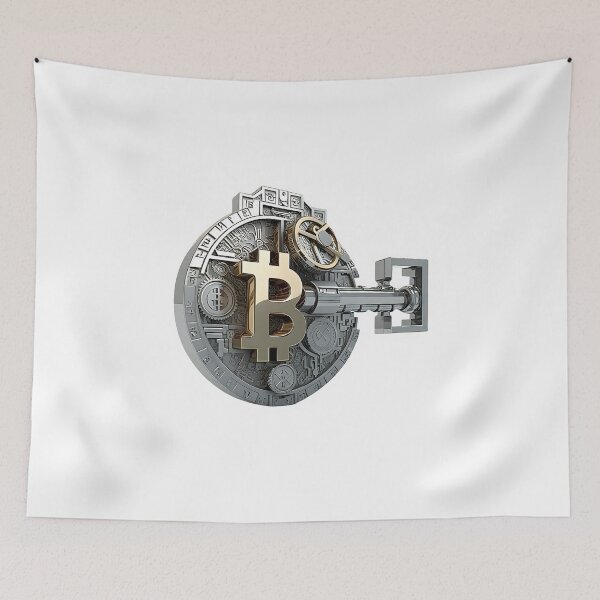 Artikelvorschau,  Das Bitcoin Key-Design entworfen und verkauft von T3goods.