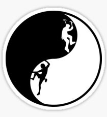 Yin Yang - Rock + Ice Climber Sticker
