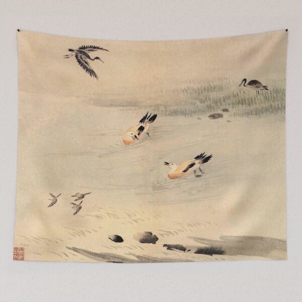 Item preview, Korean Painting Minhwa Mandarin Duck designed and sold by tangerinemars.