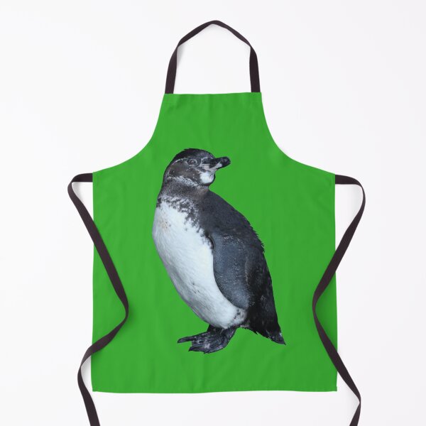 Artikelvorschau, Bright Green #35B02C But am I looking at you? Cute Galapagos Penguin entworfen und verkauft von SBPenguins.