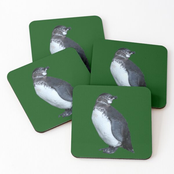 Artikelvorschau, Dark Green #014606 But am I looking at you? Cute Galapagos Penguin  entworfen und verkauft von SBPenguins.