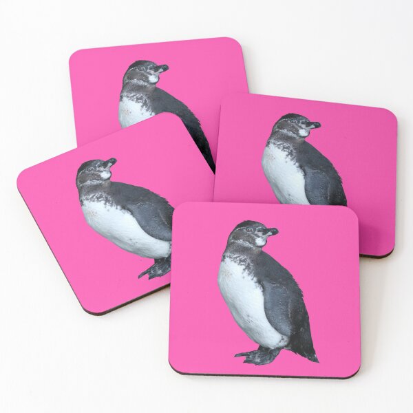 Artikelvorschau, Fuchsia #FC46AA But am I looking at you? Cute Galapagos Penguin  entworfen und verkauft von SBPenguins.
