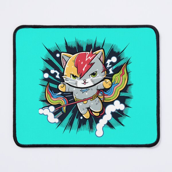Item preview, The Colorful Cat Super Hero Colorful Cat designed and sold by KheiroPrints.