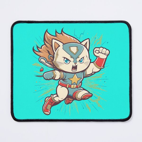 Item preview, Thunder Cat A Bold and Vibrant Feline Warrior designed and sold by KheiroPrints.
