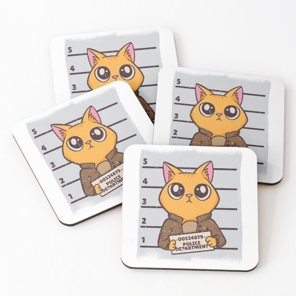 Item preview, Naughty Cat Mugshot designed and sold by dorcaschamp.