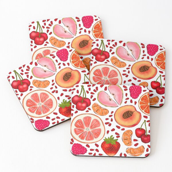Item preview, Sunset Fruit (White Background) designed and sold by youbetyourcass.